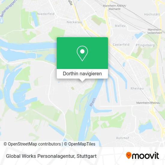 Global Works Personalagentur Karte