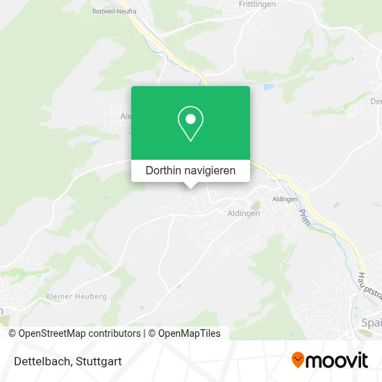 Dettelbach Karte