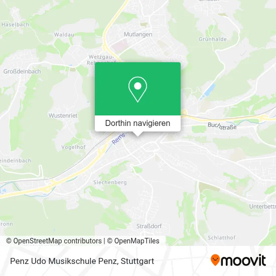 Penz Udo Musikschule Penz Karte