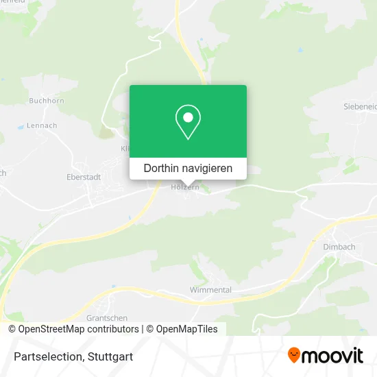 Partselection Karte