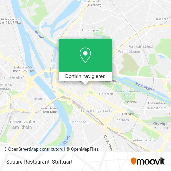 Square Restaurant Karte