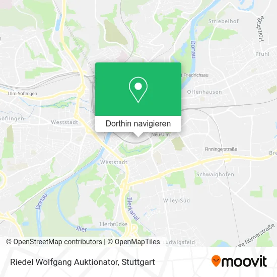 Riedel Wolfgang Auktionator Karte