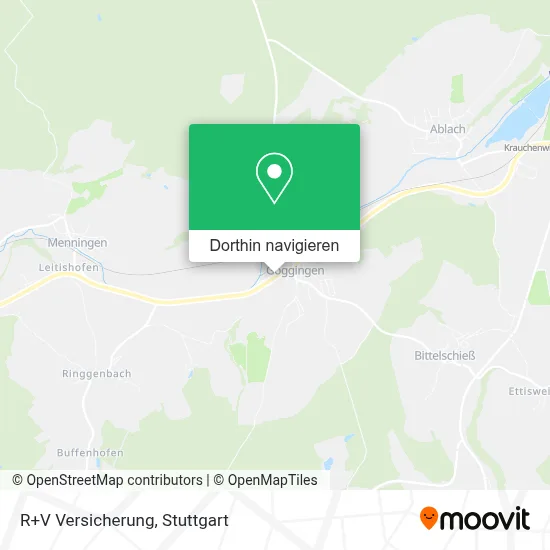 R+V Versicherung Karte