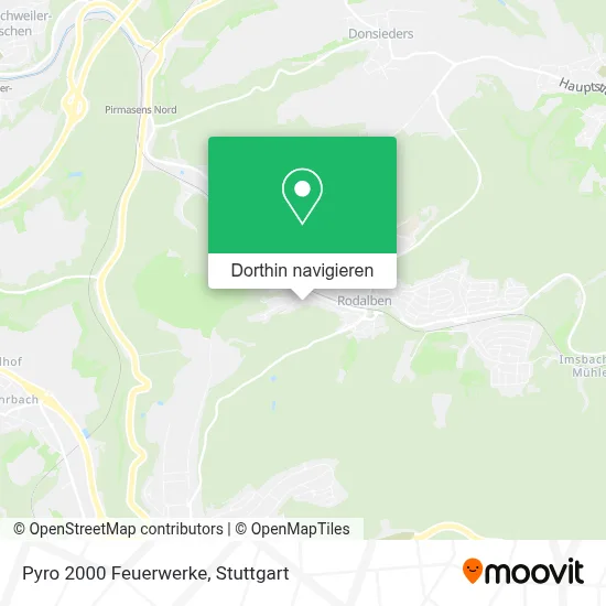 Pyro 2000 Feuerwerke Karte