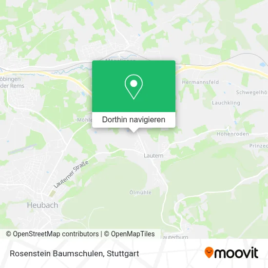 Rosenstein Baumschulen Karte