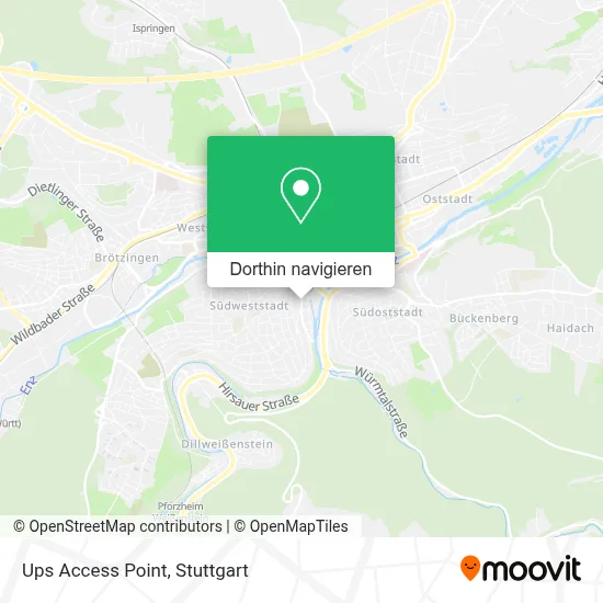 Ups Access Point Karte
