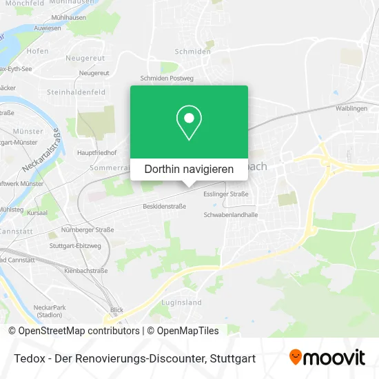 Tedox - Der Renovierungs-Discounter Karte