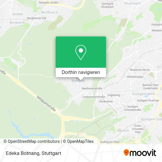 Edeka Botnang Karte