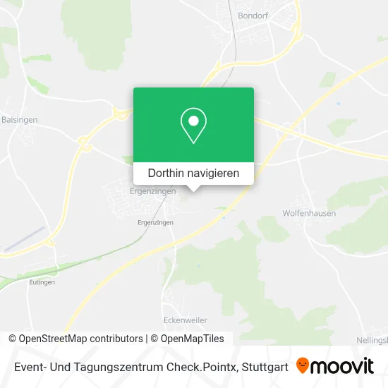 Event- Und Tagungszentrum Check.Pointx Karte