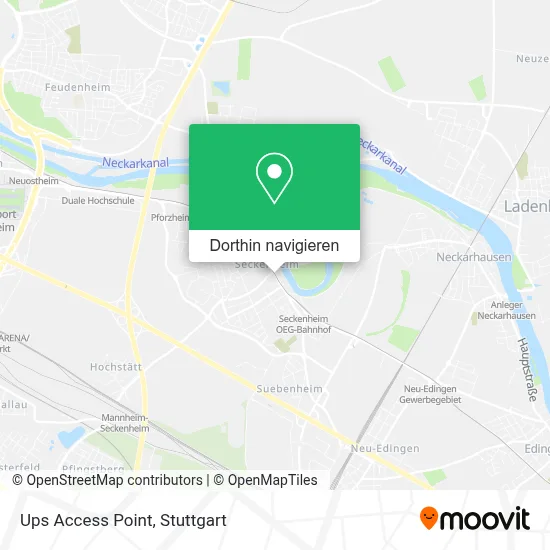 Ups Access Point Karte