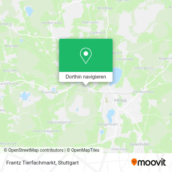 Frantz Tierfachmarkt Karte