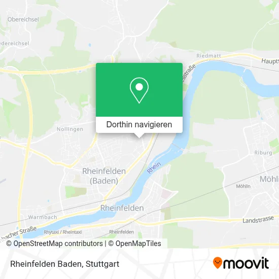 Rheinfelden Baden Karte