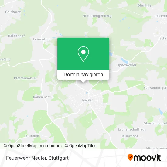 Feuerwehr Neuler Karte