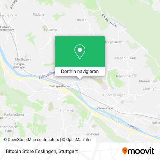 Bitcoin Store Esslingen Karte