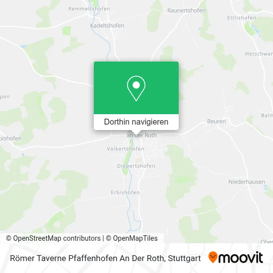 Römer Taverne Pfaffenhofen An Der Roth Karte