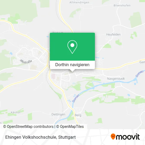 Ehingen Volkshochschule Karte