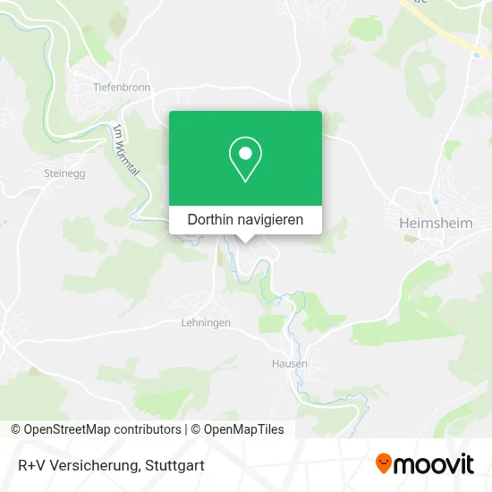 R+V Versicherung Karte