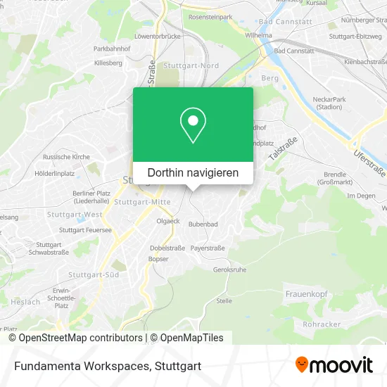 Fundamenta Workspaces Karte