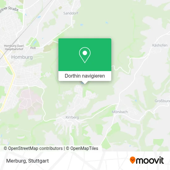 Merburg Karte