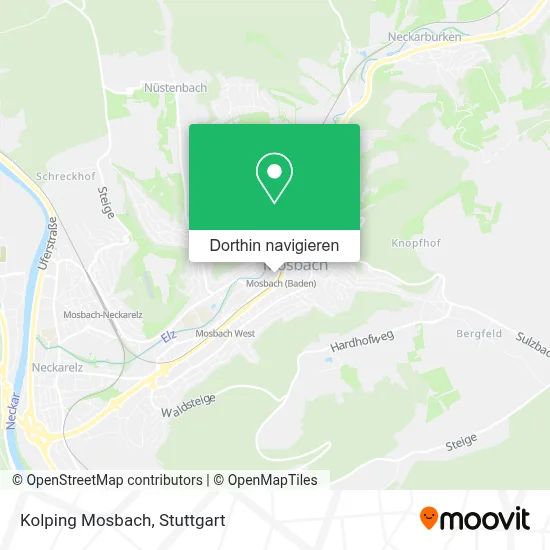 Kolping Mosbach Karte