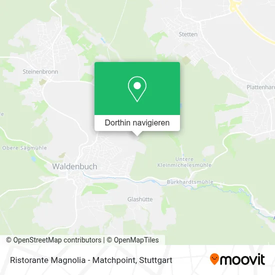 Ristorante Magnolia - Matchpoint Karte
