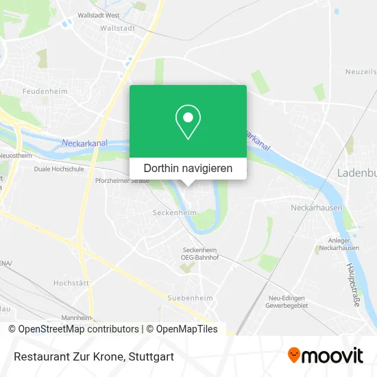 Restaurant Zur Krone Karte