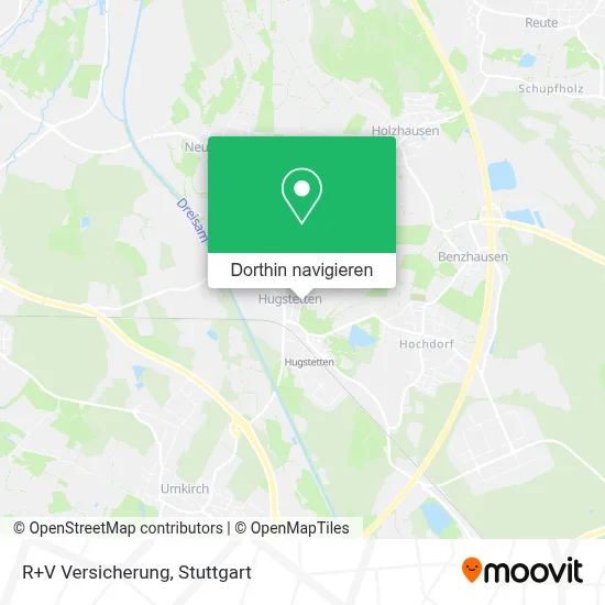 R+V Versicherung Karte