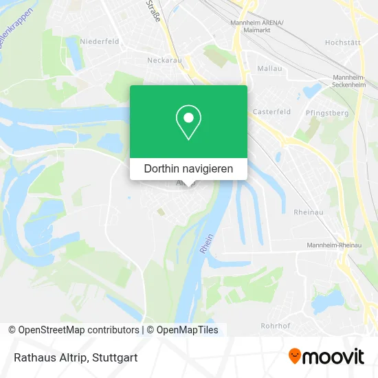 Rathaus Altrip Karte