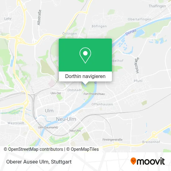Oberer Ausee Ulm Karte