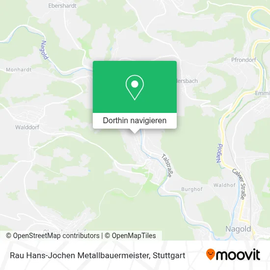 Rau Hans-Jochen Metallbauermeister Karte