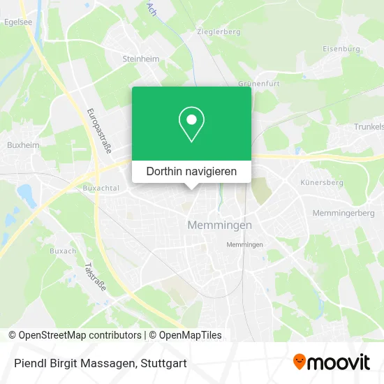 Piendl Birgit Massagen Karte