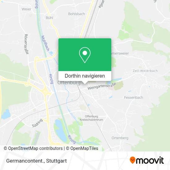 Germancontent. Karte