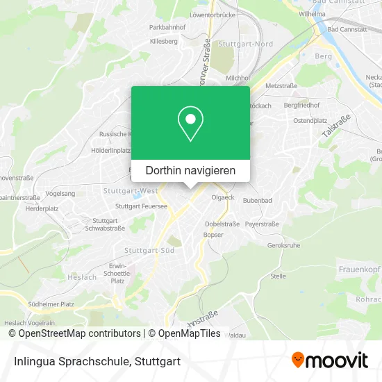 Inlingua Sprachschule Karte