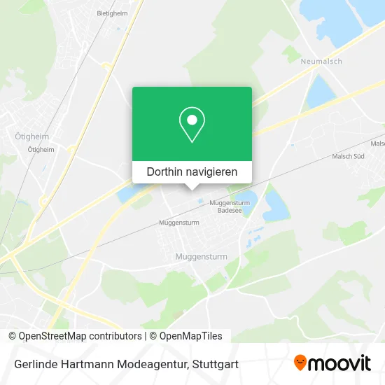 Gerlinde Hartmann Modeagentur Karte