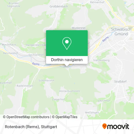 Rotenbach (Rems) Karte