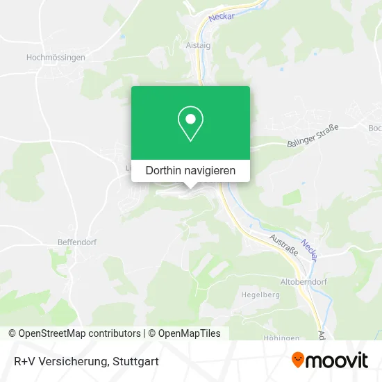 R+V Versicherung Karte