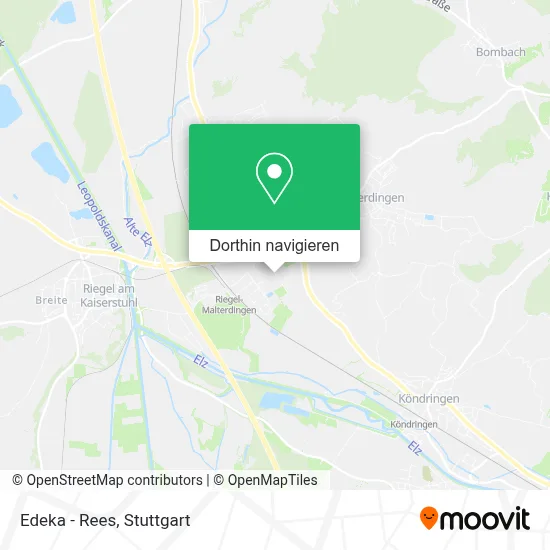 Edeka - Rees Karte