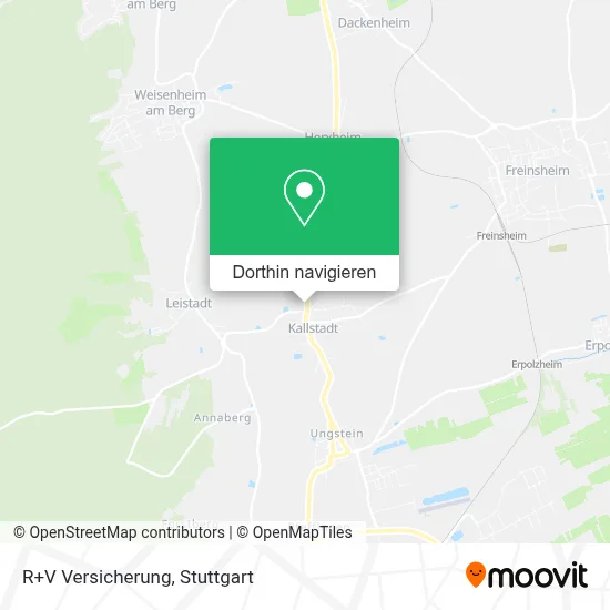 R+V Versicherung Karte