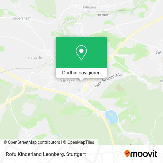 Rofu Kinderland Leonberg Karte