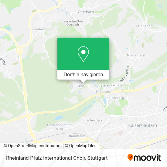 Rheinland-Pfalz International Choir Karte