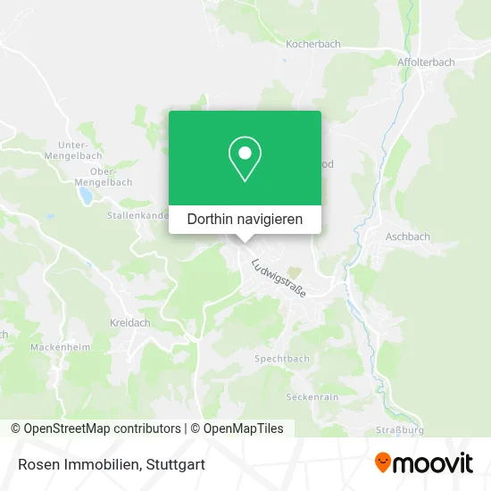 Rosen Immobilien Karte