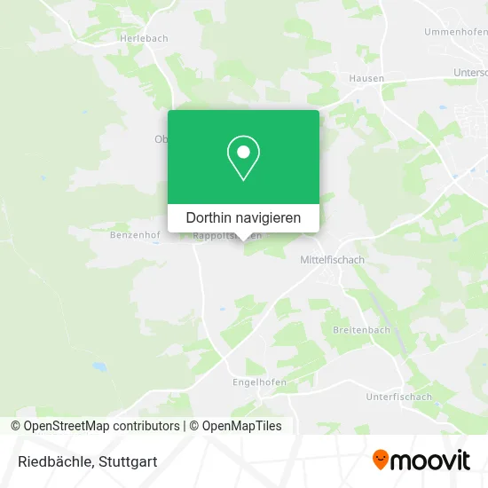 Riedbächle Karte