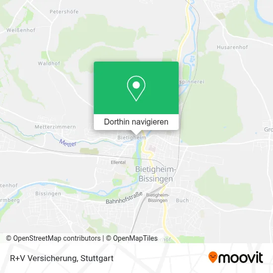 R+V Versicherung Karte