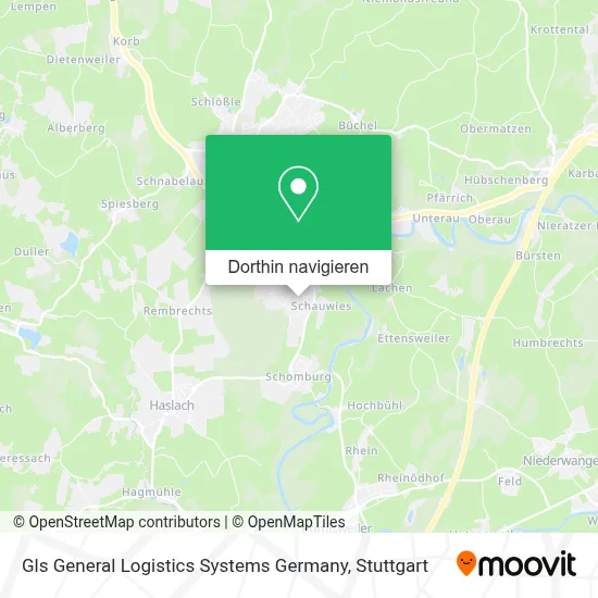 Gls General Logistics Systems Germany Karte
