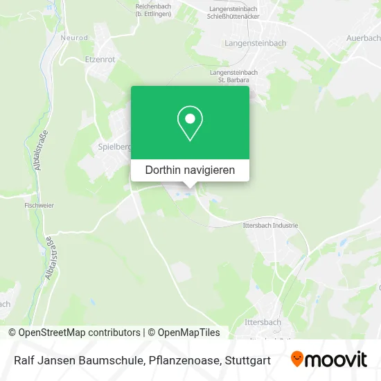 Ralf Jansen Baumschule, Pflanzenoase Karte
