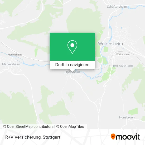 R+V Versicherung Karte