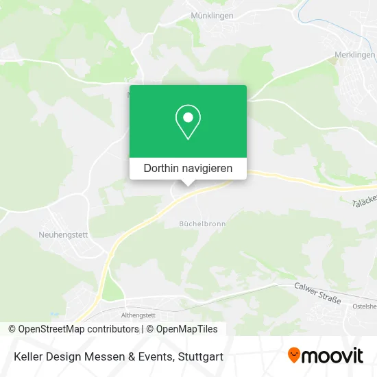 Keller Design Messen & Events Karte