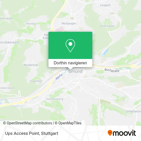 Ups Access Point Karte