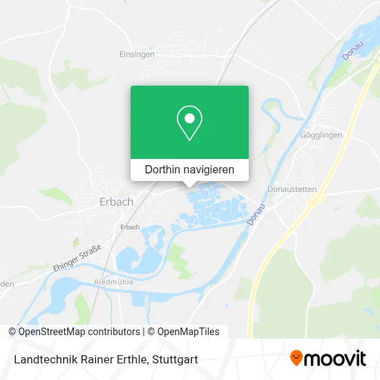 Landtechnik Rainer Erthle Karte