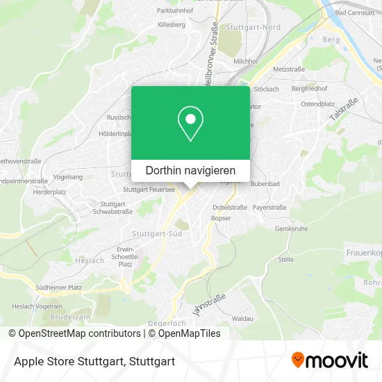 Apple Store Stuttgart Karte